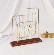 Jewelry Display Stand With Wooden Base (Organizer only)