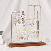 Jewelry Display Stand With Wooden Base (Organizer only)