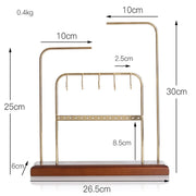 Jewelry Display Stand With Wooden Base (Organizer only)