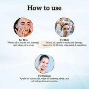 Inatur 100% Pure Cold-Pressed Coconut Oil 100ml Oil