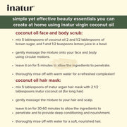 Inatur 100% Pure Cold-Pressed Coconut Oil 100ml Oil