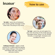 Inatur 100% Pure Cold-Pressed Coconut Oil 100ml Oil