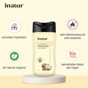 Inatur 100% Pure Cold-Pressed Coconut Oil 100ml Oil