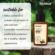 Inatur 100% Pure Cold-Pressed Jojoba Oil 30ml Oil