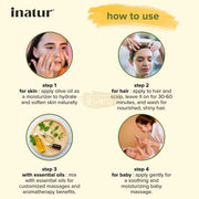 Inatur 100% Pure Cold-Pressed Olive Oil 100ml Oil