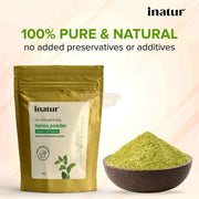 Inatur 100% Pure & Natural Organic Henna Powder 100g Henna