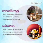 Inatur 100% Pure Rosemary Essential Oil 12ml Essential Oil