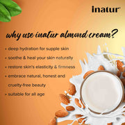 Inatur Almond Cream 100g Moisturizer