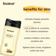 Inatur Almond Oil 100ml Oil