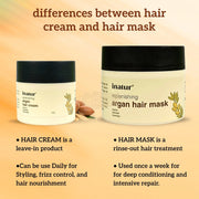 Inatur Argan Hair Cream 100g Hair Cream