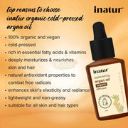 Inatur Argan Oil 30ml Face Oil