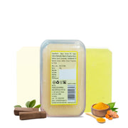 Inatur Bathing Bar - Sandal & Turmeric - 100% Soap Free Enriched with Butter & Natural Oils Soap