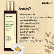 Inatur Bhringraj Oil 200ml Hair Oil