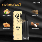 Inatur Eye Kohl | Kajal | Black Kajal
