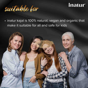 Inatur Eye Kohl | Kajal | Black Kajal