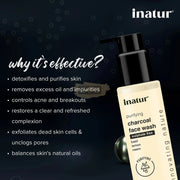 Inatur Charcoal Face Wash 100ml Face Wash