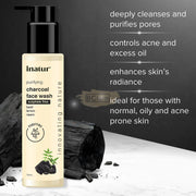 Inatur Charcoal Face Wash 100ml Face Wash