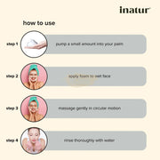 Inatur Charcoal Foaming Face Wash 100ml Face Wash