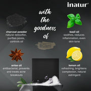 Inatur Charcoal Mineral Soap 125g Soap