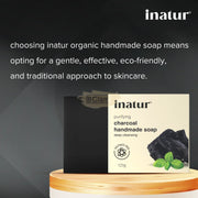 Inatur Charcoal Mineral Soap 125g Soap