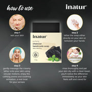 Inatur Charcoal Mineral Soap 125g Soap