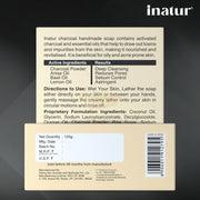 Inatur Charcoal Mineral Soap 125g Soap