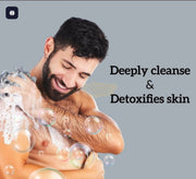 Inatur Charcoal Shower Gel - Deep Detox & Oil Control | Sulfate-Free - 400ml Shower Gel