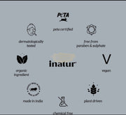 Inatur Charcoal Shower Gel - Deep Detox & Oil Control | Sulfate-Free - 400ml Shower Gel