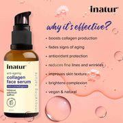 Inatur Collagen Face Serum 30ml Face Serum