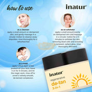 Inatur De-Tan 3 in 1 100g Face Scrub