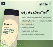 Inatur Eucalyptus Shower Gel - 400ml Shower Gel