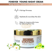 Inatur Face Cream - Forever Young Night Cream - BGlam Beauty Shop