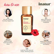 Inatur Geranium Essential Oil 12ml Essential Oil