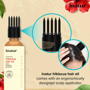 Inatur Hibiscus Hair Oil 100ml Hair Oil