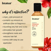 Inatur Hibiscus Hair Oil 100ml Hair Oil
