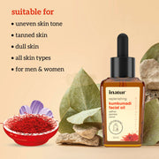 Inatur Kumkumadi Face Oil 12ml | Tailam with Ayurvedic Herbs Face Oil