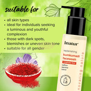 Inatur Kumkumadi Face Wash 100ml Face Wash