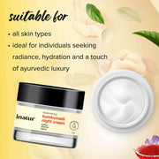 Inatur Kumkumadi Night Cream 50g Face Moisturizer