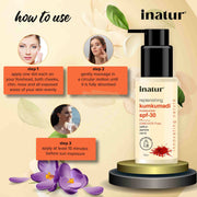 Inatur Kumkumadi Sunscreen with SPF30 50ml Face Moisturizer