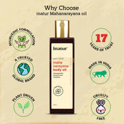 Inatur Maha Narayana Body Oil 200ml Body Oil