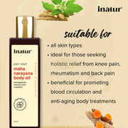 Inatur Maha Narayana Body Oil 200ml Body Oil