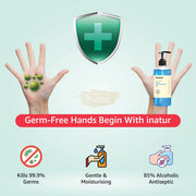 Inatur Moisturizing Hand Sanitizer 500ml | Pump Bottle Hand Sanitizer