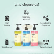 Inatur Moisturizing Hand Sanitizer 500ml | Pump Bottle Hand Sanitizer