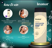 Inatur Niacinamide Shower Gel - 400ml Shower Gel
