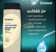 Inatur Niacinamide Shower Gel - 400ml Shower Gel