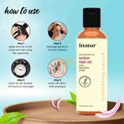 Inatur Onion Hair Oil 100ml Hair Oil