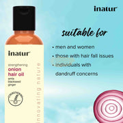 Inatur Onion Hair Oil 100ml Hair Oil