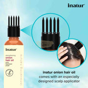 Inatur Onion Hair Oil 100ml Hair Oil