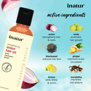Inatur Onion Hair Oil 100ml Hair Oil