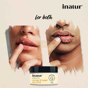 Inatur Orange Oil & Sugar Lip Scrub Lip Moisturizer